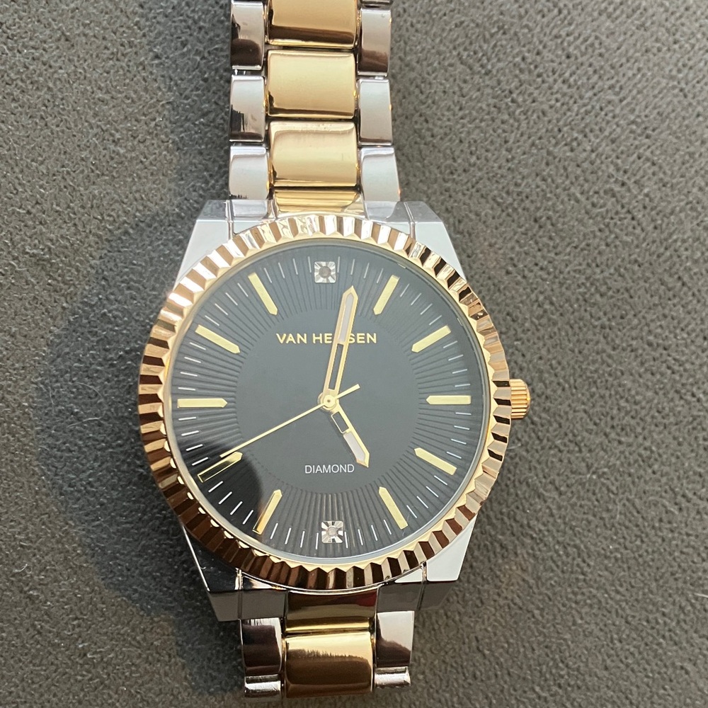 Van Heusen Two-Tone Gold and Silver Watch